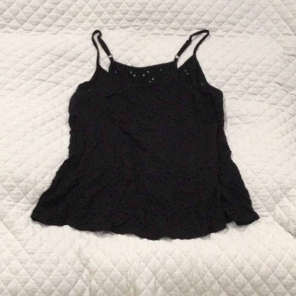 Torrid soft black lace large hole pattern size 3